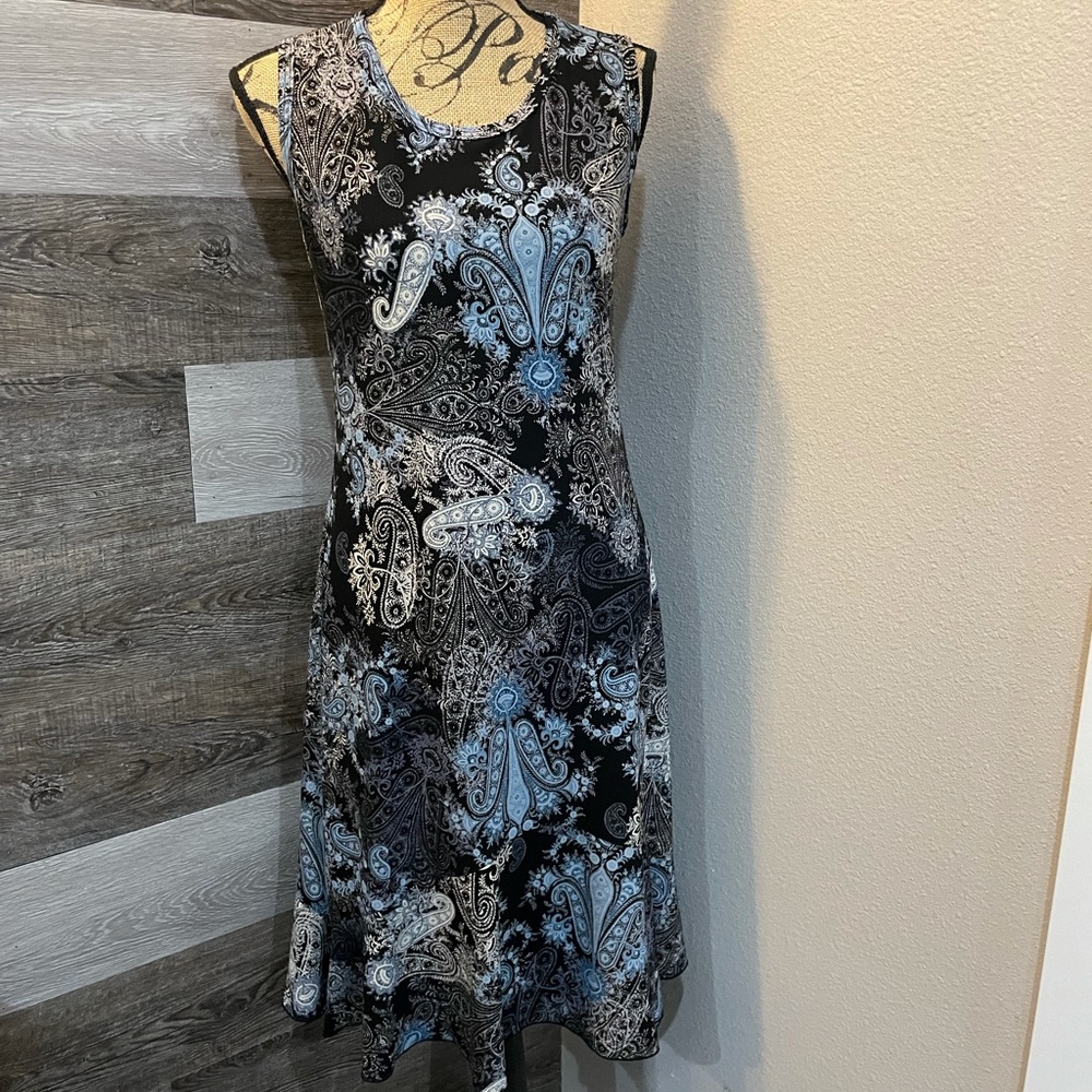 🆓 w/purchase! Lapis paisley print dress